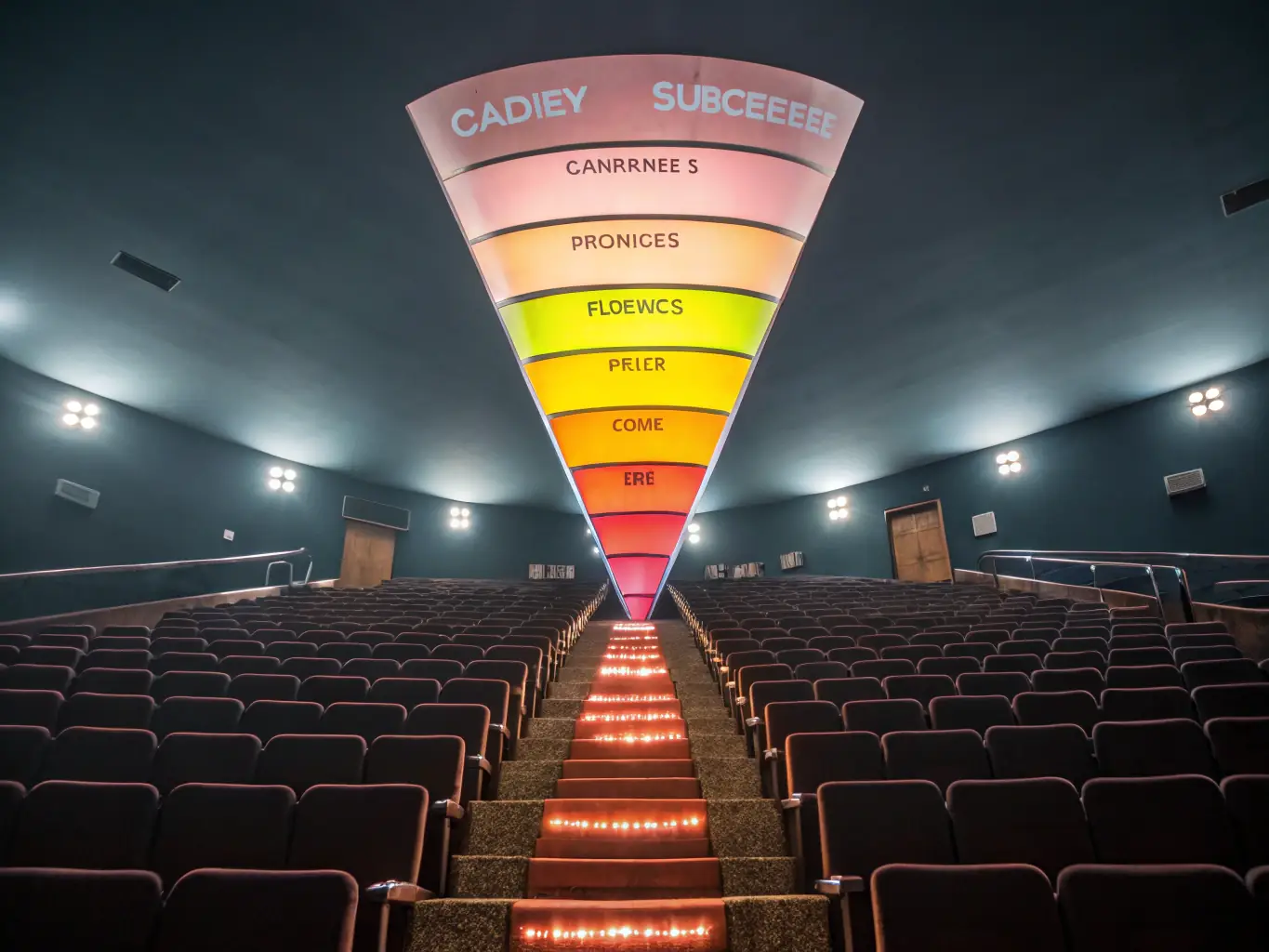 A visual representation of a sales pipeline filling up with qualified leads, symbolizing the increased efficiency and higher conversion rates achieved through Alpha Appointments' AI-driven lead management.